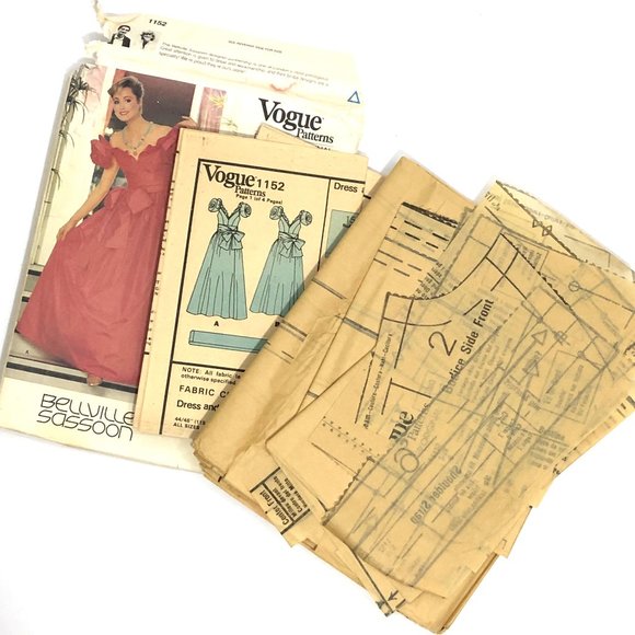 80's Vintage Vogue 1152 Sewing Pattern - Picture 4 of 5